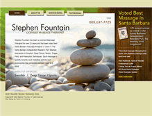 Tablet Screenshot of massagetherapysb.com